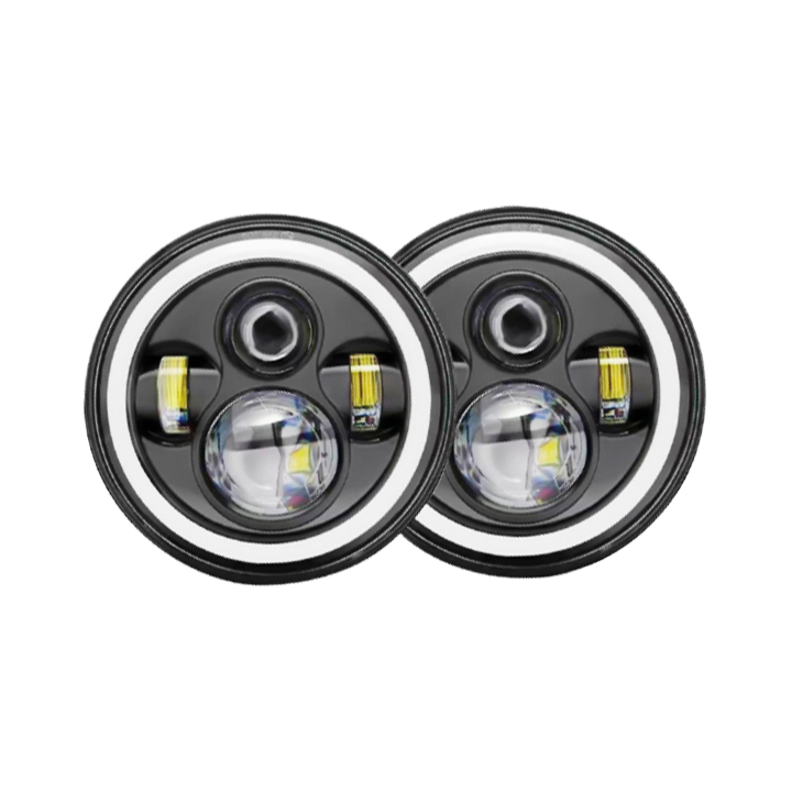 Luces LED Angel Eye de 7 Pulgadas para JEEP Wrangler